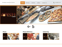 Tablet Screenshot of brooklynpizzarestaurant.com